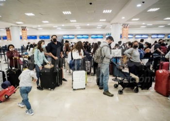 Cancun, 11 de febrero.- Este fin de semana el Aeropuerto Internacional de Cancun... Este martes rompio una vez mas la barrera de las 500 operaciones en un dia.