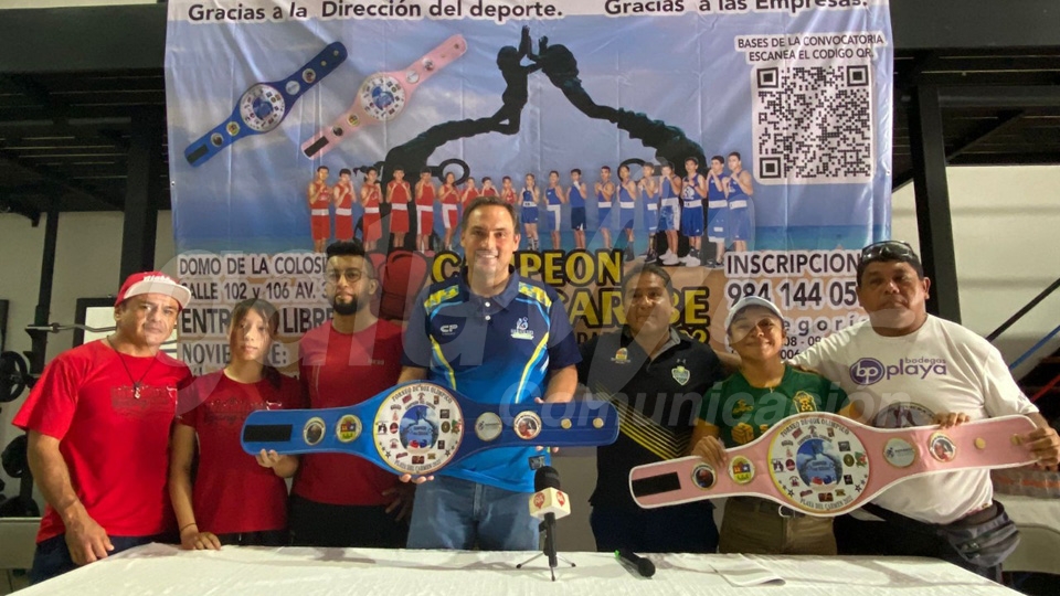 Presentan el torneo de boxeo amateur "Campeón del Caribe"