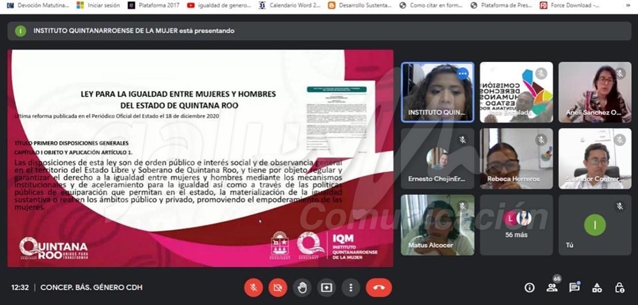 Personal de Derechos Humanos es capacitado en género e igualdad sustantiva