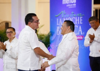 Inauguran la decimocuarta edición de La Noche Blanca “Vivir Otra Vez” en Mérida