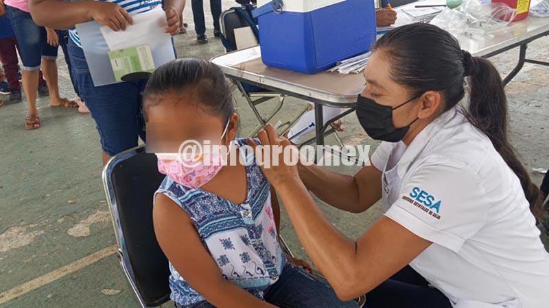 Bastante actividad en los sitios de vacunación infantil contra la covid-19