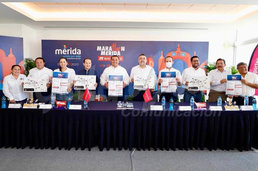 Presentan el Maratón Internacional de Mérida 2023