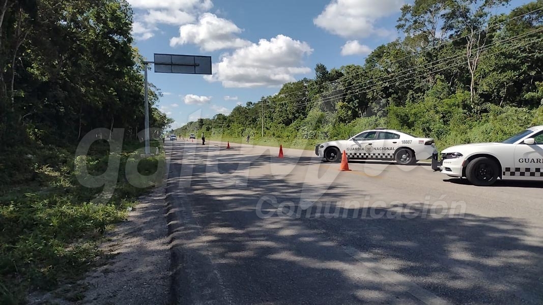 Accidente deja cuerpo irreconocible en carretera entre Felipe Carrillo Puerto y Tulum
