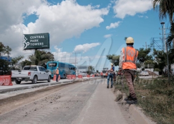 Las obras en la Colosio y aeropuerto, con un 19 por ciento de adelanto