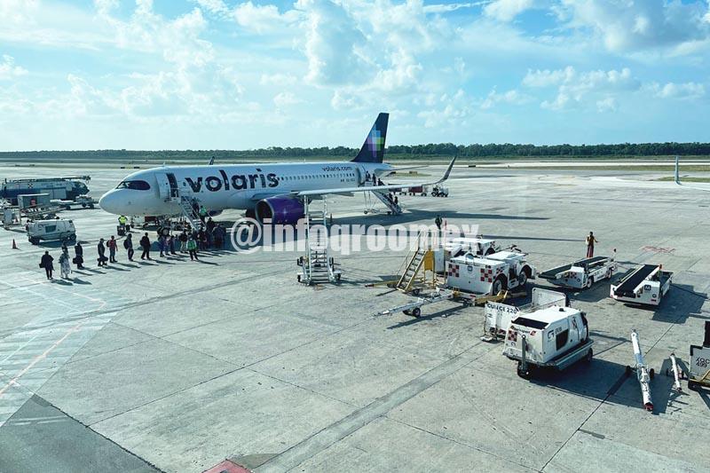 El aeropuerto de Cancún, con 544 operaciones para este día