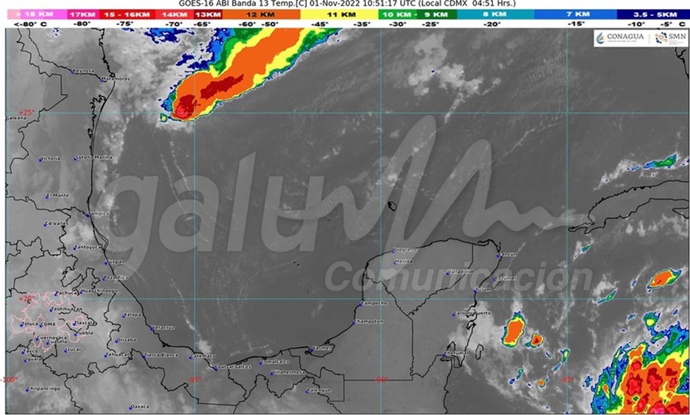 Tormenta tropical “Lisa” a menos de 730 kilómetros de costas de Quintana Roo