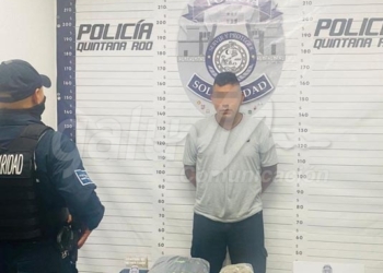 Capturan en colonias de Playa del Carmen a sujetos con diversas drogas