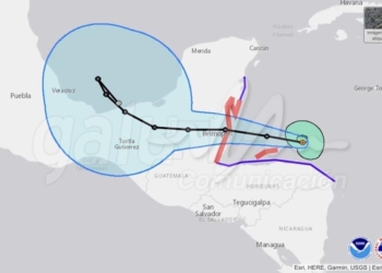 Como huracán; “Lisa” se acerca a las costas de Quintana Roo