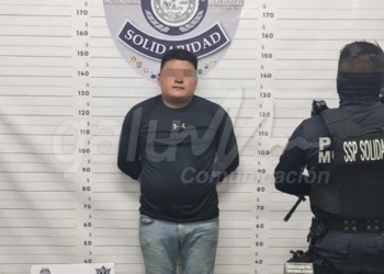 Detienen a sujeto que con pistola de “juguete” asaltó una tienda en Playa del Carmen