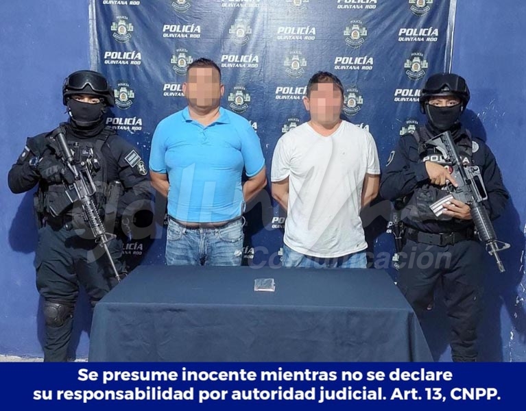 Por agresión física y desobediencia detienen a dos sujetos en Cancún