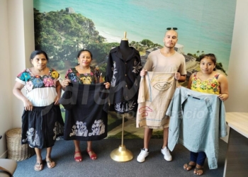 Mujeres mayas de Tulum y diseñador holandés amalgaman talento textil