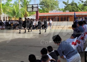 Conmemoran Día de la Bandera en Carrillo Puerto