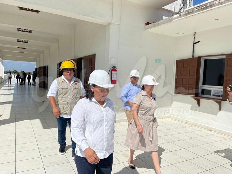 Revisan infraestructura del Palacio de Gobierno por el sismo