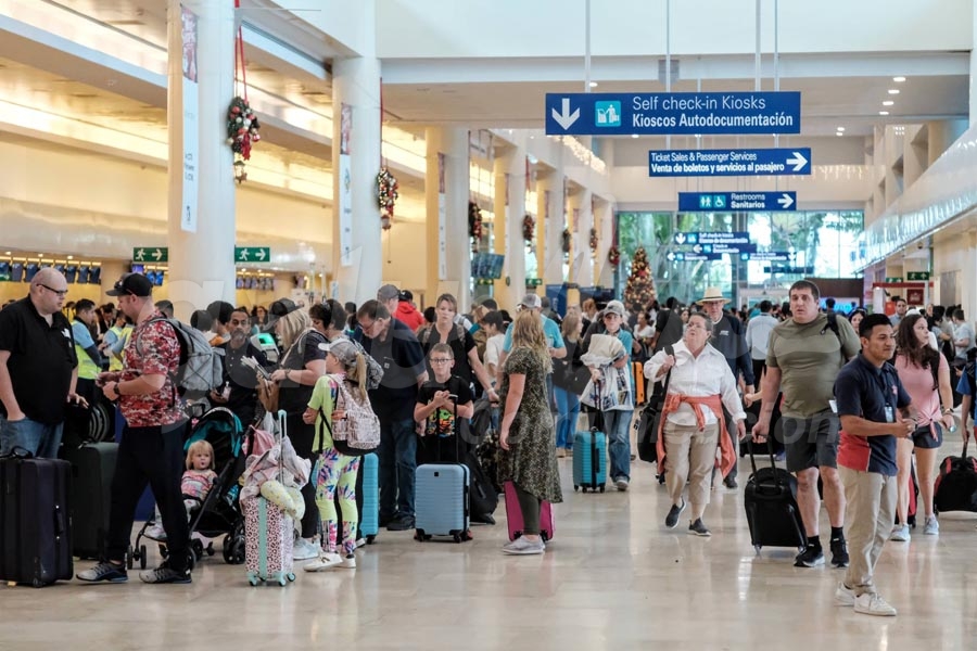 Aeropuerto de Cancún inicia semana con 584 operaciones