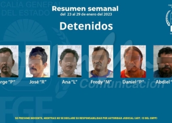 Fiscalía de Quintana Roo logra en una semana más de 100 detenciones