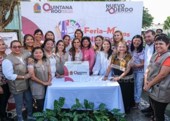 Gran participación de mujeres en la Feria Manos Emprendedoras en Cancún
