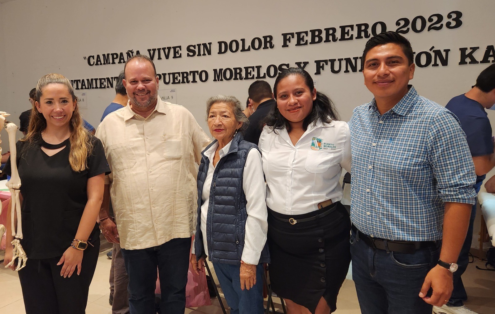 Campaña “Vive sin dolor” beneficiará en Puerto Morelos a por lo menos 350 personas