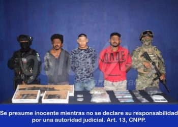 Detenidos en una construcción a narcomenudistas fuertemente armados