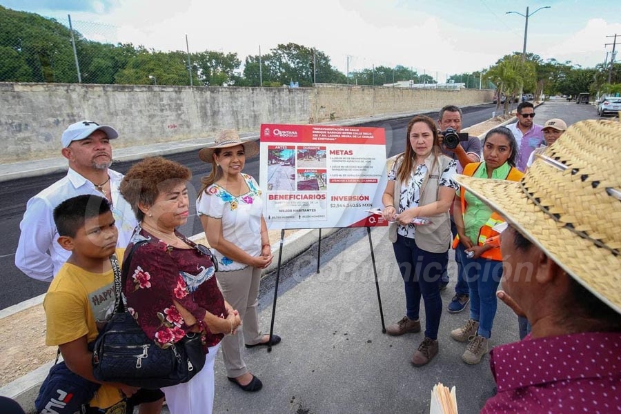 Mejoran vialidades de acceso al aeropuerto de Chetumal
