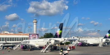 Aeropuerto de Cancún, con 562 operaciones, incluidas 284 llegadas