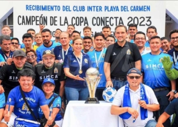 Celebran triunfo del Inter Playa campeón de Torneo de la “Copa Conecta”
