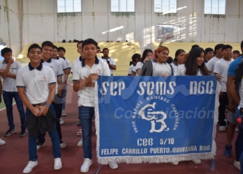 Inauguran Liga Estudiantil Deportiva en Carrillo Puerto