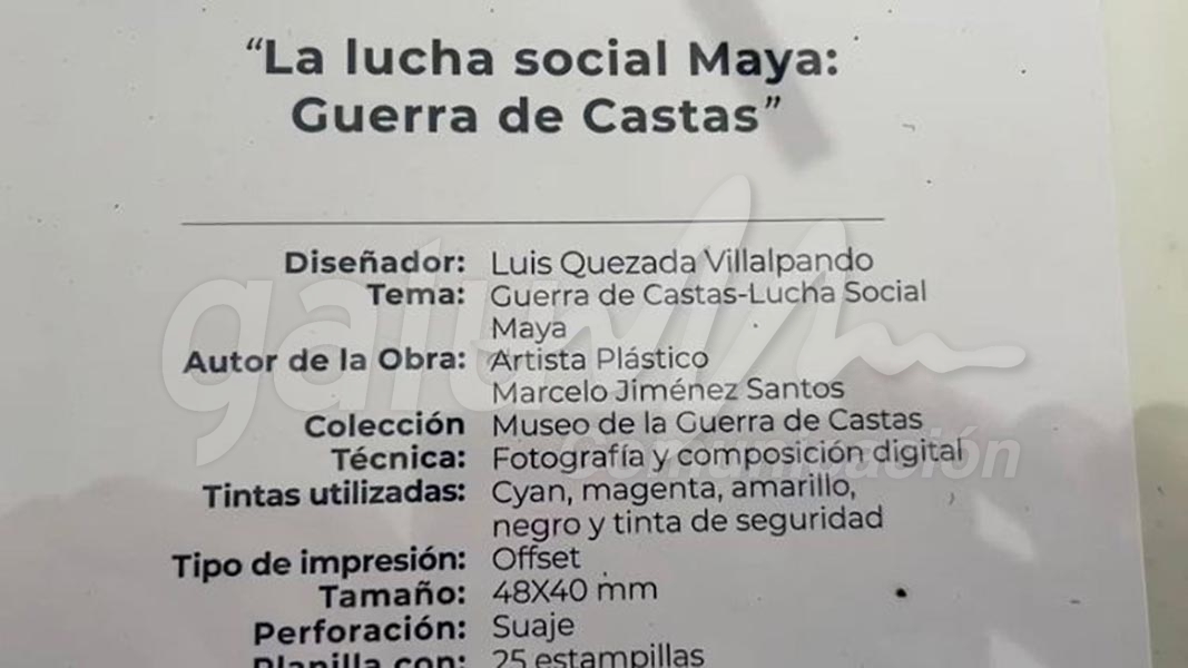 Queja por estampilla que nombra a Jacinto Pat como "Jacinto Paz"