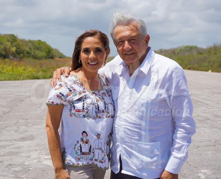 Mara Lezama anuncia que el Frente 1 del tramo 7 del Tren Maya con 90% de avance