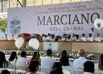 Homenaje póstumo a Marciano Dzul Caamal en Tulum