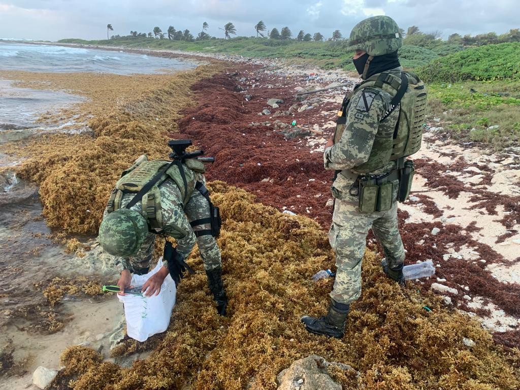 Encuentran en playa de Pulticub, Bacalar, cocaína valuada en más de $5 millones