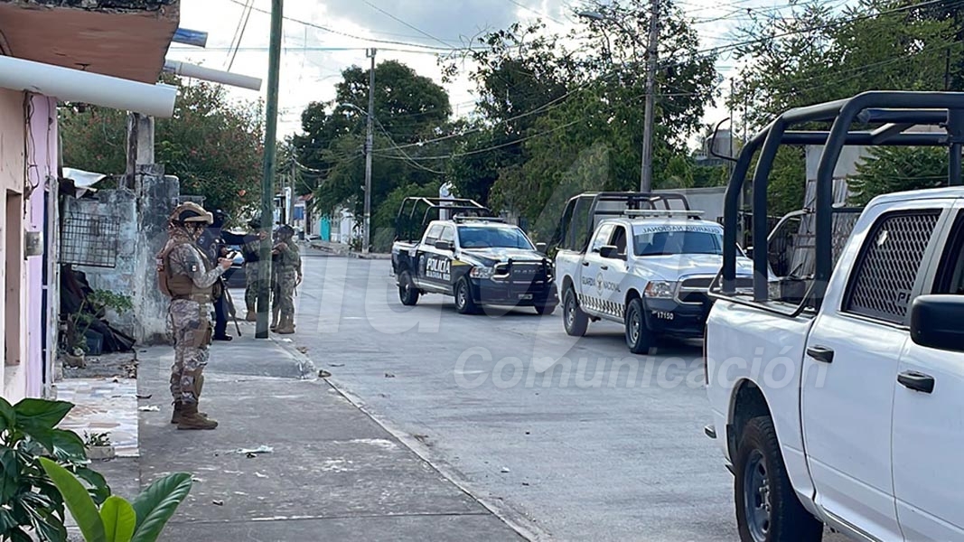 Cateo en una vivienda de la Supermanzana 76 por narcomenudeo