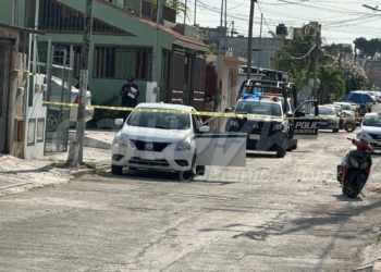 Balean a taxista de Cancún afuera de su casa
