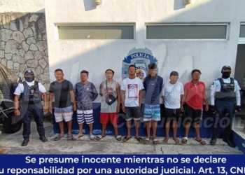 Detienen a sujetos sospechosos en Zona Hotelera de Cancún