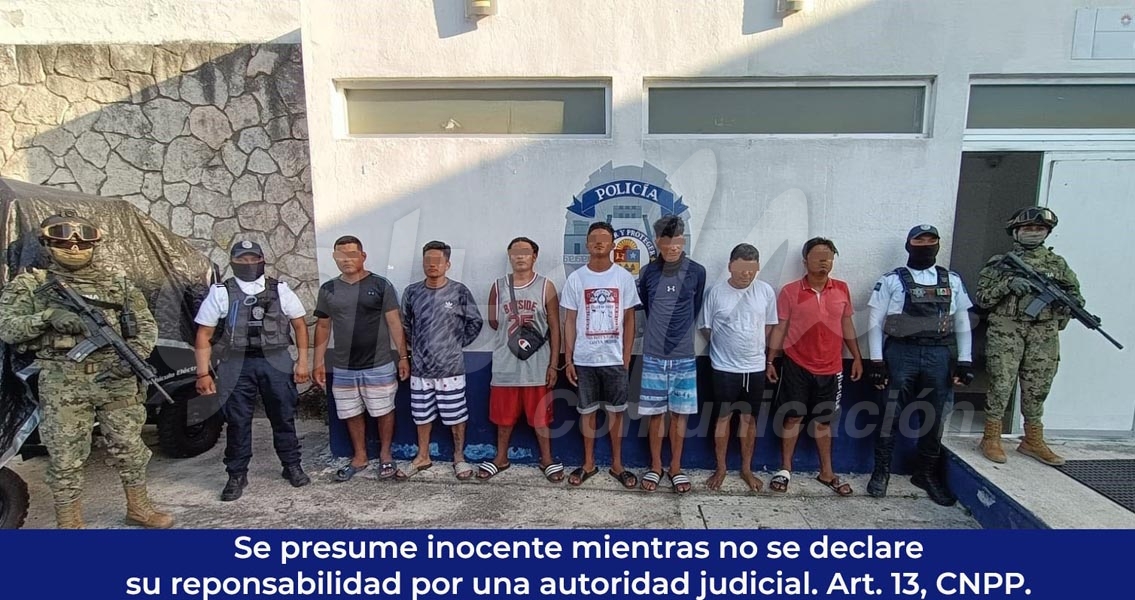 Detienen a sujetos sospechosos en Zona Hotelera de Cancún