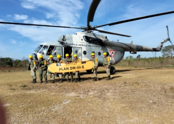 Ejército aplica el Plan DN III E en el combate a incendios forestales