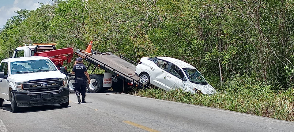 Colisión "con suerte" para un hombre en Lázaro Cárdenas