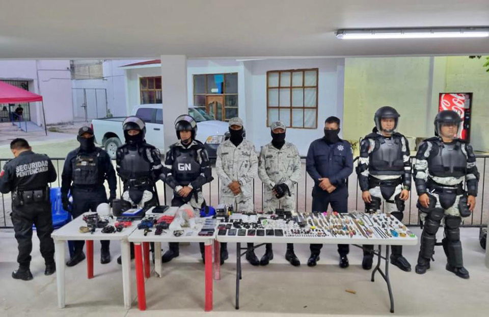 Retiran de las calles y cárceles de Quintana Roo armas y drogas