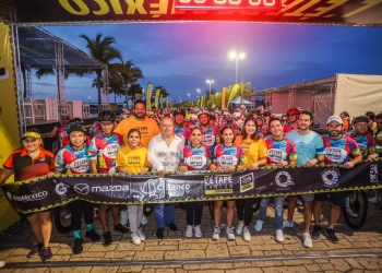 La Tour de France vistió de gala el domingo cancunense