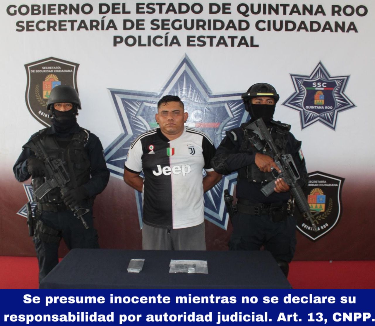 Amenazó a policías de Cancún con pistola de plástico