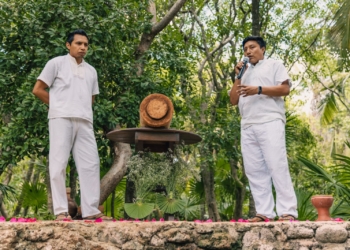 Realizan ceremonia de la abeja melipona en Xel-Há
