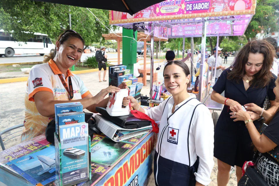 Exhorta Paty Peralta apoyar a la Cruz Roja