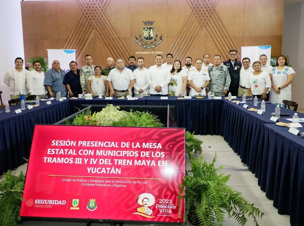 Analizan en Mérida los Tramos III y IV del Tren Maya Yucatán