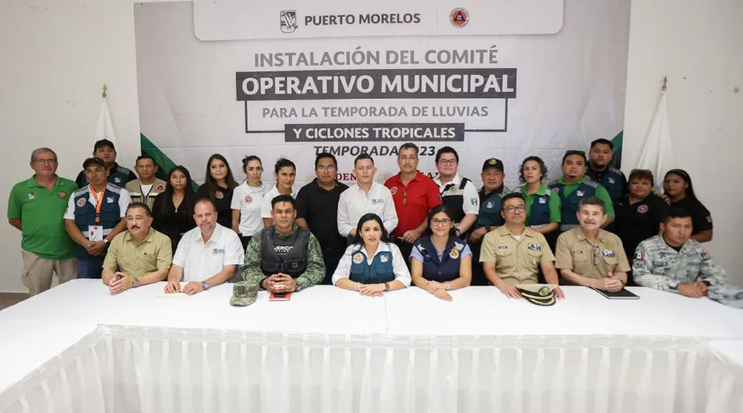 Instalan comité operativo para temporada de ciclones en Puerto Morelos