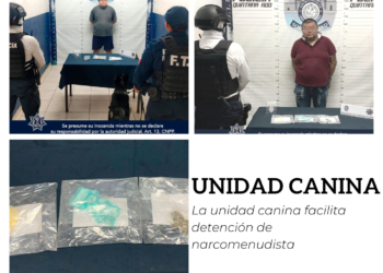 La unidad canina facilita detención de narcomenudista