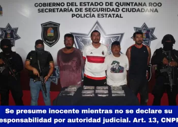 Capturados cuando se repartían drogas