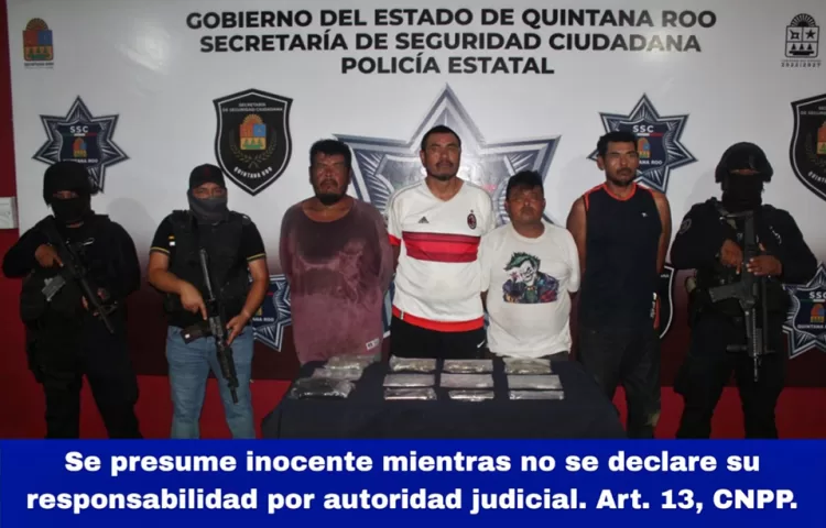 Capturados cuando se repartían drogas