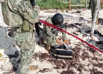 Recalan cerca de 20 kilogramos de droga en playas de Tulum