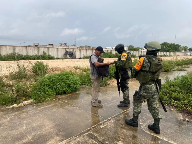 La Sedena lista para actuar por afectaciones a causa de lluvias en Quintana Roo