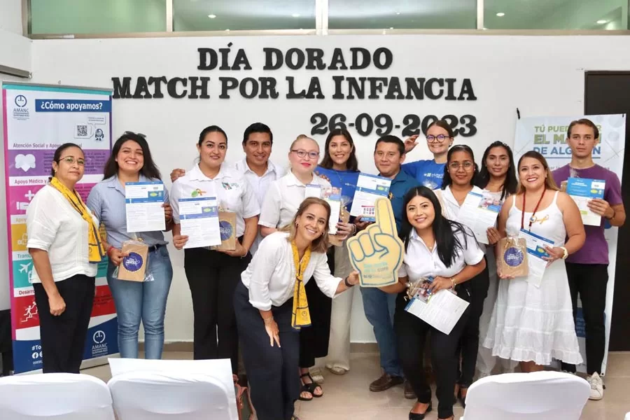 Se suman servidores públicos de Puerto Morelos a lucha contra cáncer infantil