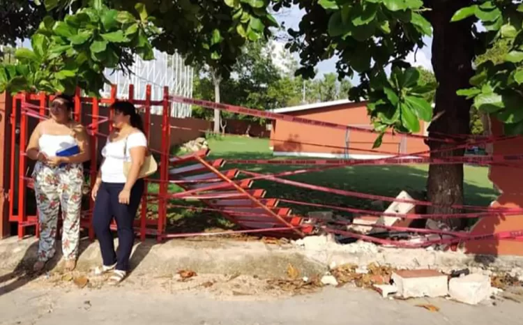 Sin clases en jardín de niños de Chetumal hasta que levanten barda perimetral